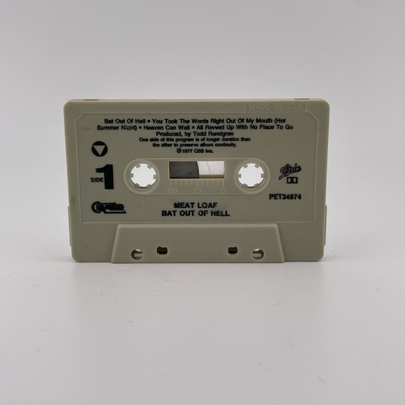 Bat of Hell Cassette Tape by Meatloaf - Picture 3 of 7